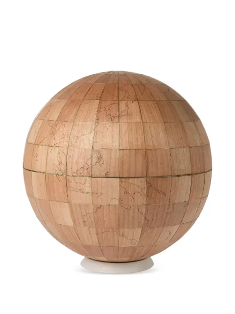 Brunello Cucinelli walnut wood large globe Brown MLWOGAM617CNOCE