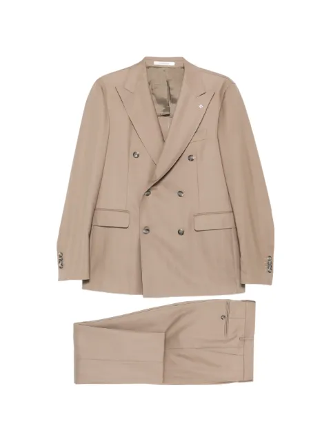 Tagliatore double-breasted suit Neutrals 2SVS20B11AI520015