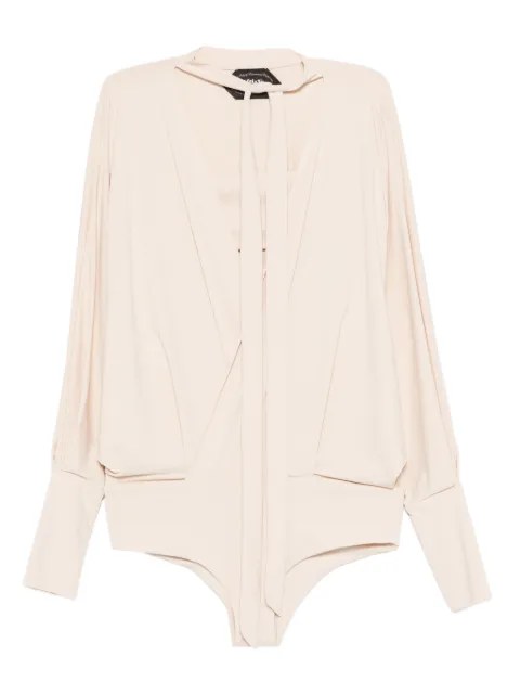 Taller Marmo tie-neck swimsuit Neutrals TMPS2679106