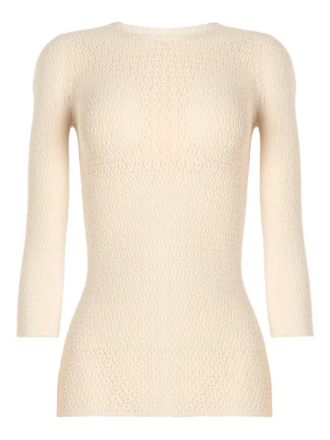Wolford Daisy net top Neutrals 53460