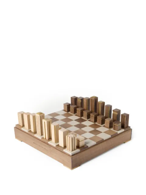 Brunello Cucinelli wooden chess set Brown MLWOGAM927CNOCE