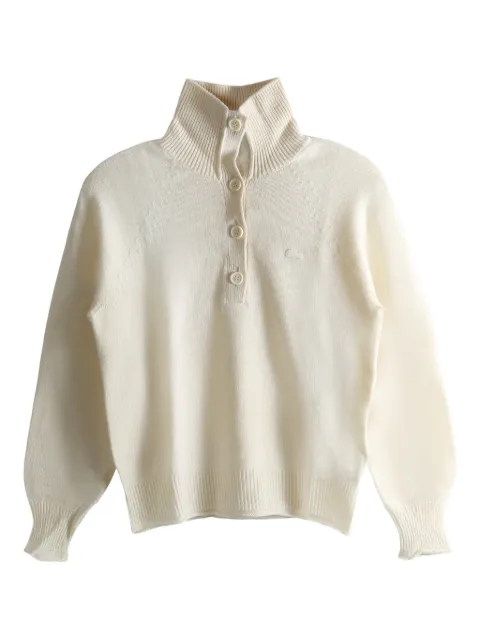 Lacoste buttoned sweater Neutrals AF4010