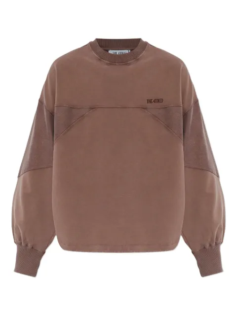 The Attico panelled sweatshirt Brown 260WCF00025JJF006AA