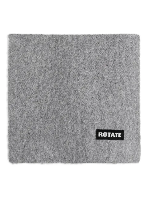ROTATE BIRGER CHRISTENSEN knit hood scarf light grey Grey 115260