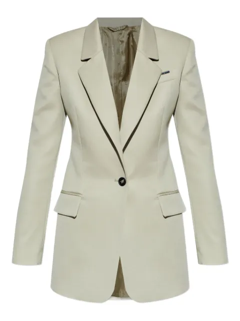 The Attico single-breasted blazer Neutrals 260WCG00091WWW065AA098