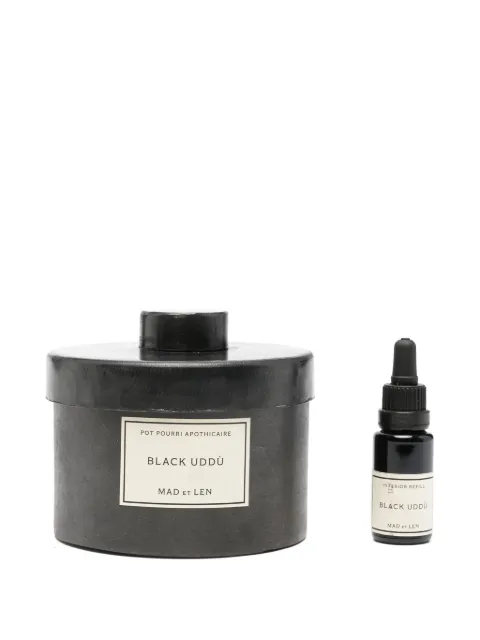 MAD et LEN Black Uddù totem pot pourri (12ml) Black PPPABU