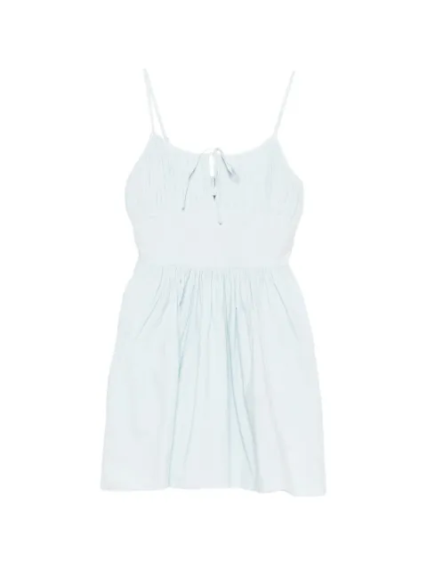 ROTATE BIRGER CHRISTENSEN gathered tie-front top Blue 1156582000