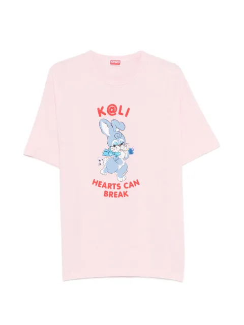 Kenzo graphic print T-shirt Pink FG55TS2144SK