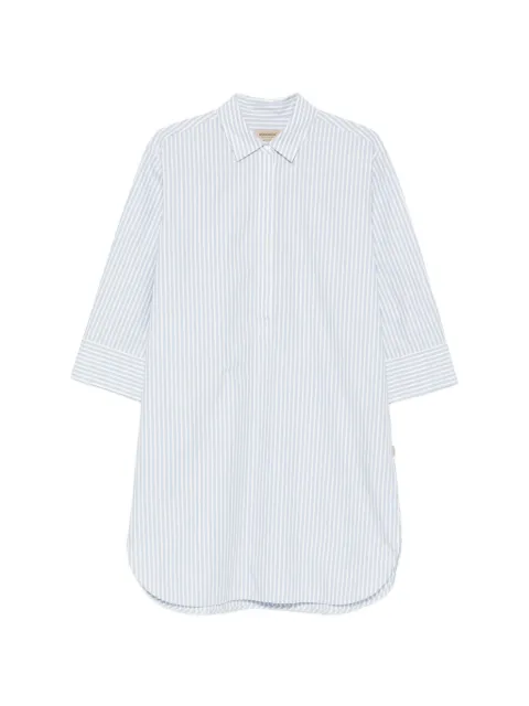 Woolrich striped shirt midi dress Blue CFWWDR2023FRUT537831199