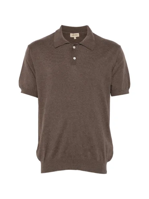 Woolrich knit short-sleeve polo shirt Brown CFWOKN0363MRUF0787789