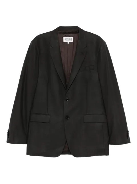 Maison Margiela button-fasteninf blazer Grey S50BN0541M35524