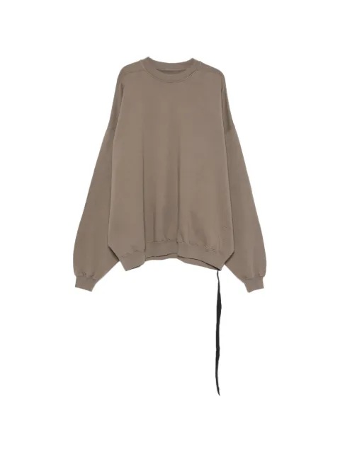 Rick Owens DRKSHDW oversized crew-neck sweatshirt Brown DU01F4267FP