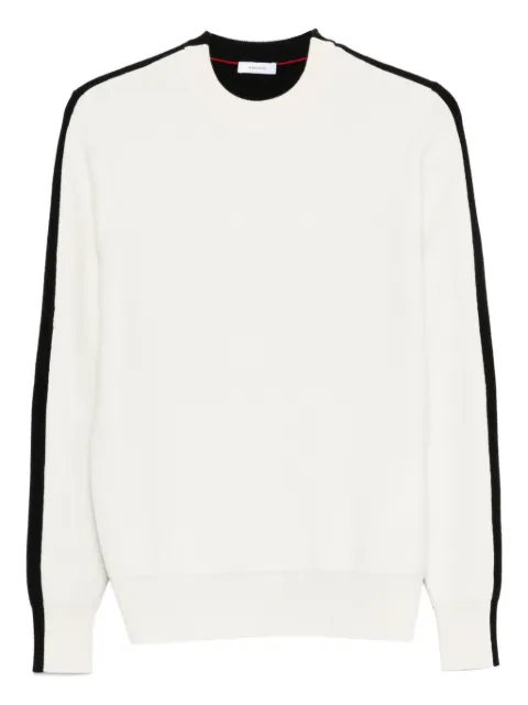 Ferragamo crew-neck long-sleeve sweater Neutrals 788228