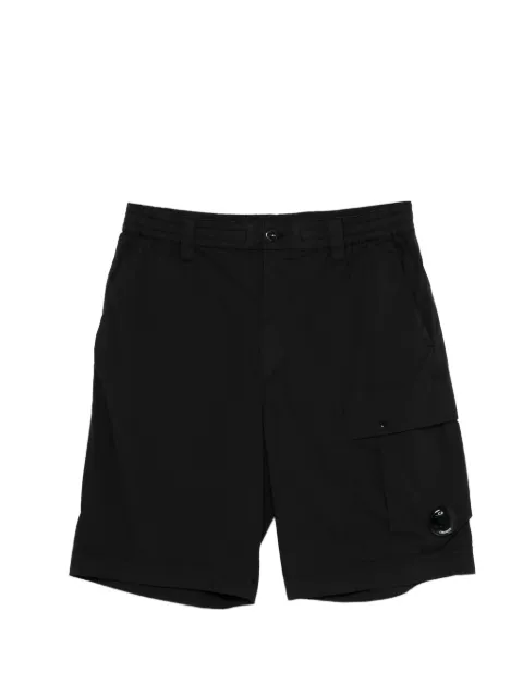 C.P. Company 50 Fili stretch loose Lens cargo shorts Black 20CMBE254A006439G999