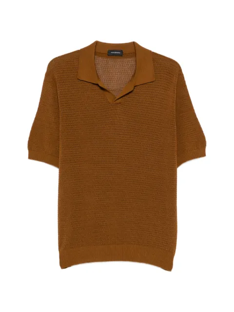 Tagliatore knit T-shirt Brown FINLAYPEPWE2602