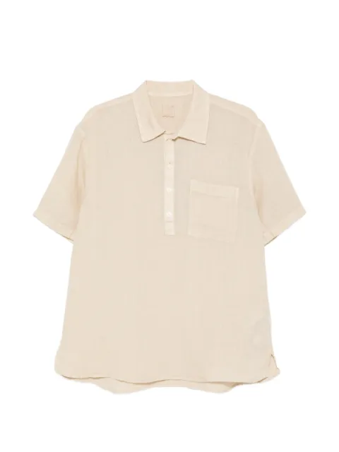 120% Lino pocket shirt Neutrals 33ALIM1PKY0115000