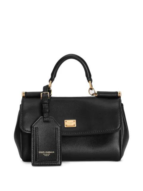 Dolce & Gabbana mini My Sicily handbag in calfskin Black BB7864B7321