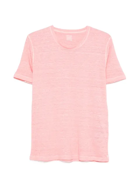 120% Lino round-neck T-shirt Pink 33ALIM7186000E908S01S00083