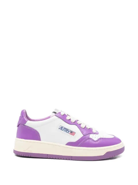 Autry lace-up perforated sneakers White AULWWB07