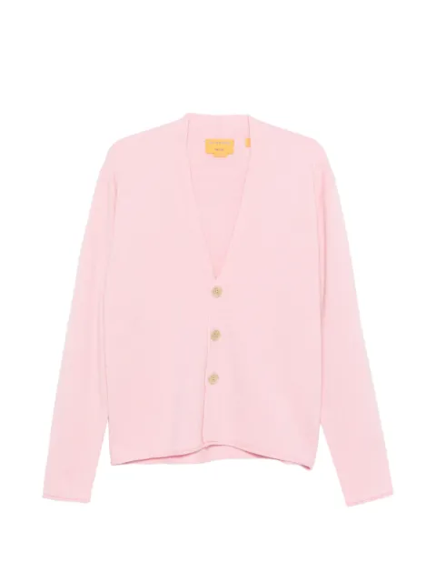Guest In Residence V-neck long-sleeve cardigan Pink U10410JM