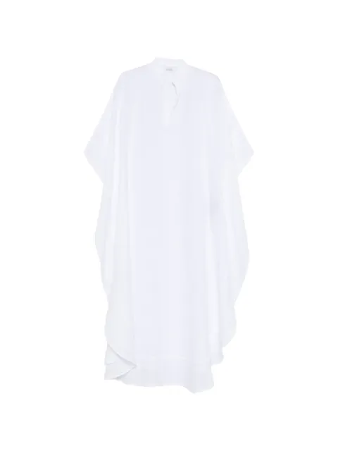 120% Lino V-neck top White 33ALIW49FX0000115000
