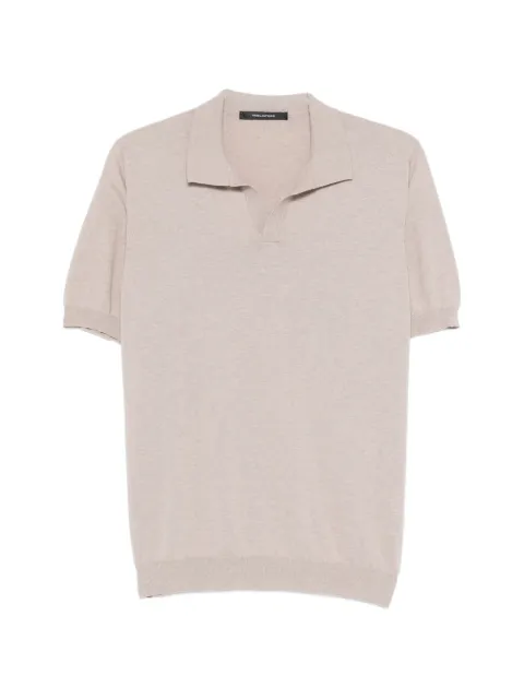 Tagliatore Keith V-neck T-shirt Neutrals KEITHGSE2601101