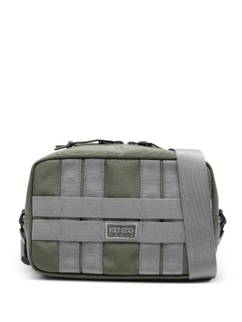 Kenzo webbing strap shoulder bag Green FG55SA228F20