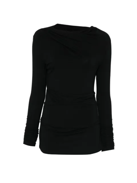 ENTIRE STUDIOS draped top Black ESSS26TO02243