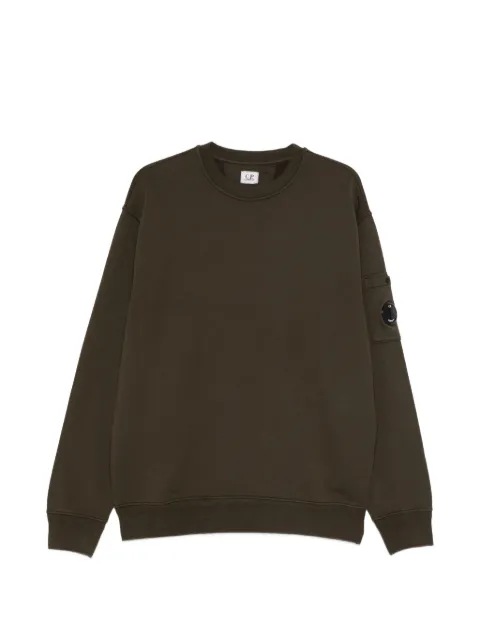 C.P. Company patch-pocket sweatshirt Green 20CMSS036A110044G683