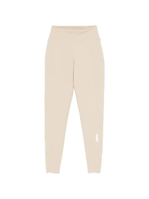 Autry logo-detail leggings Neutrals LGPW080J