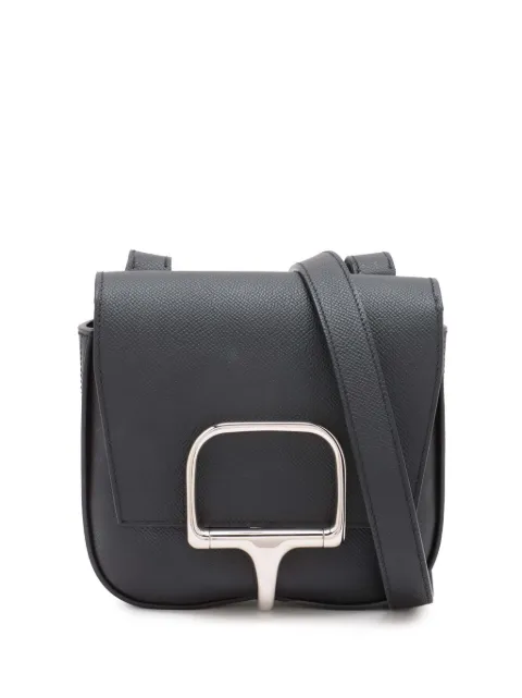 Hermès Pre-Owned 2023 Mini Epsom Della Cavalleria crossbody bag Black GIX8DS609CAQFHJU