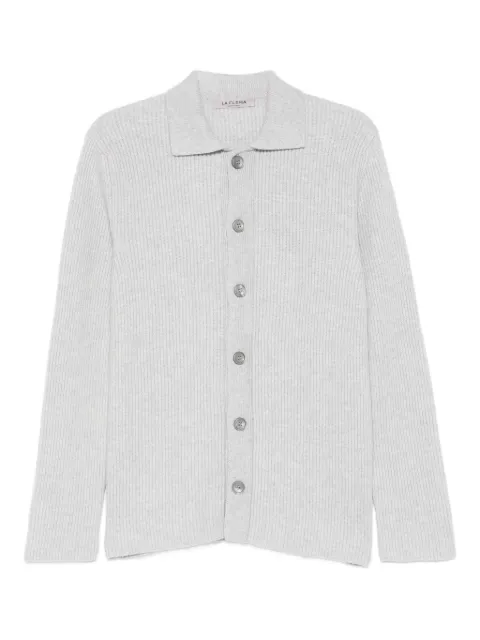 Fileria ribbed buttoned cardigan Grey 2310419661
