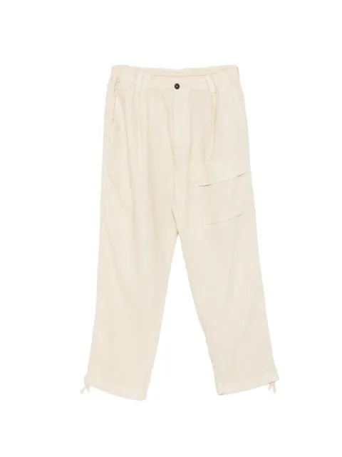C.P. Company linen sack loose cargo pants Neutrals 20CMPA251A110341O114