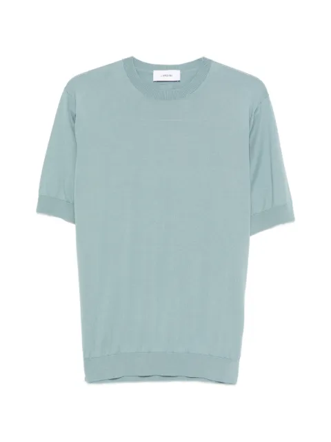Lardini crew-neck knitted T-shirt Blue CNLMMC75CN64020