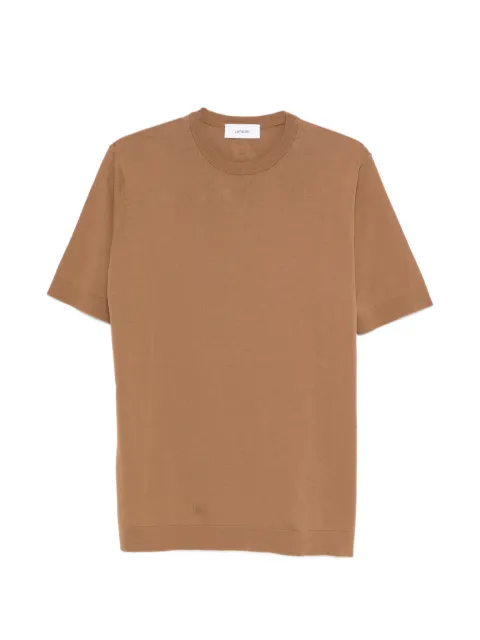 Lardini knitted T-shirt Brown PALMMC77PA66023