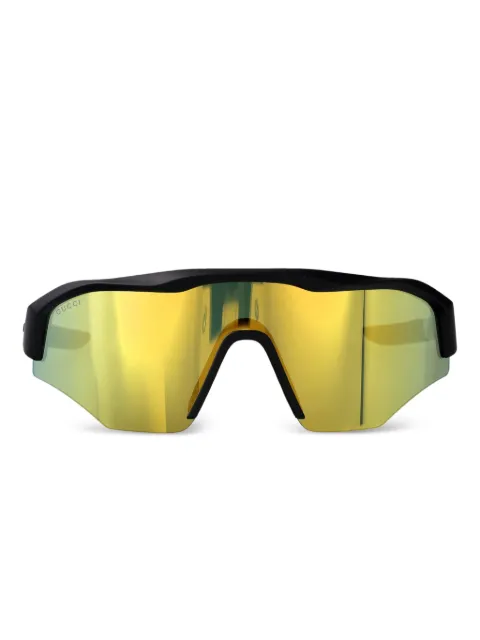 Gucci Eyewear shield-frame sunglasses Black GG2017S001