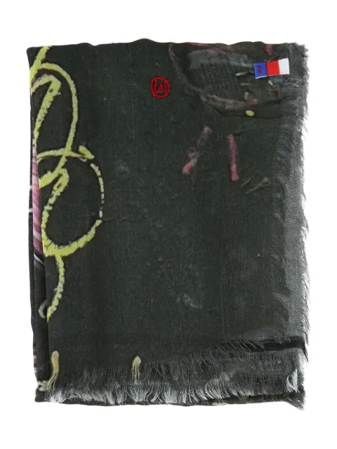 TALKING WALLS Ela Burlesque fringed scarf Grey TW2138BURLESQUE