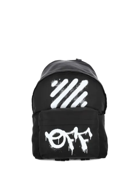 Off-White graphic-print backpack Black OMNB123F25FAB0011001
