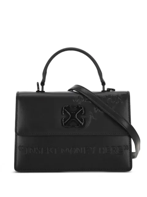Off-White signature Arrows motif-appliqué tote bag Black OWNP062C99LEA0031010