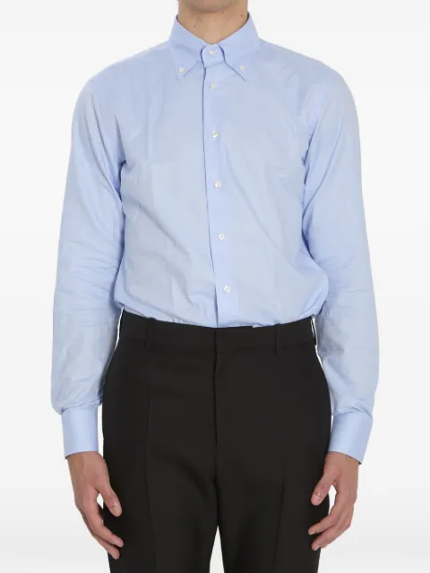 BORRIELLO NAPOLI Vomero button-down collar shirt Blue 21005VOMERO