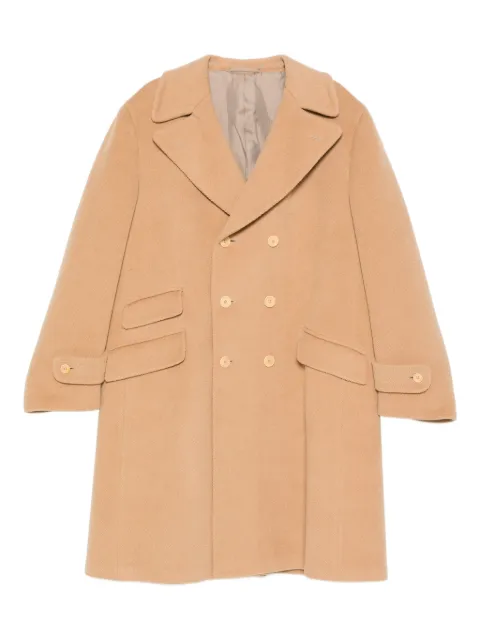 Romeo Gigli Pre-Owned 1990s double-breasted coat Brown RG820TH