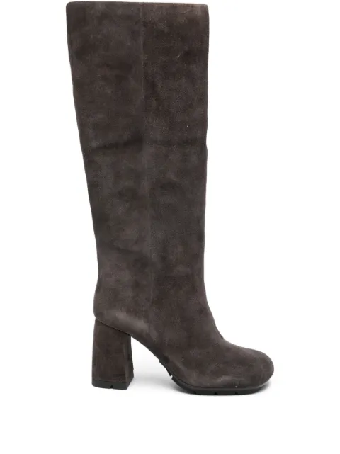 Ash 90mm Eliah block-heel knee-high boots Brown ELIAH01