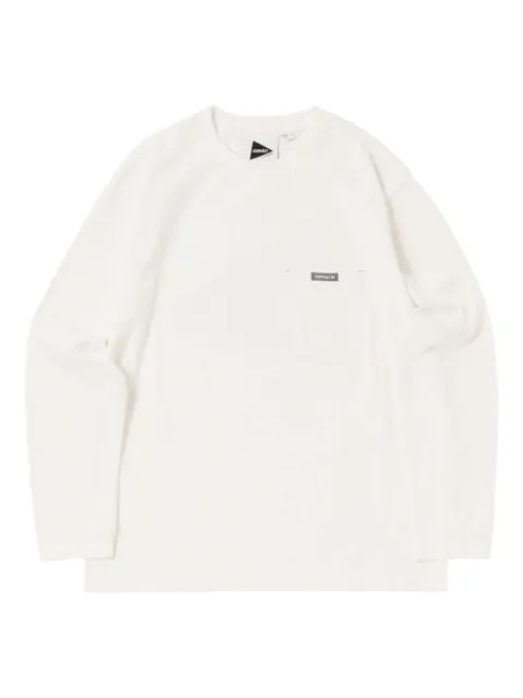 and Wander chest-pocket long-sleeve T-shirt Neutrals 5745284548030