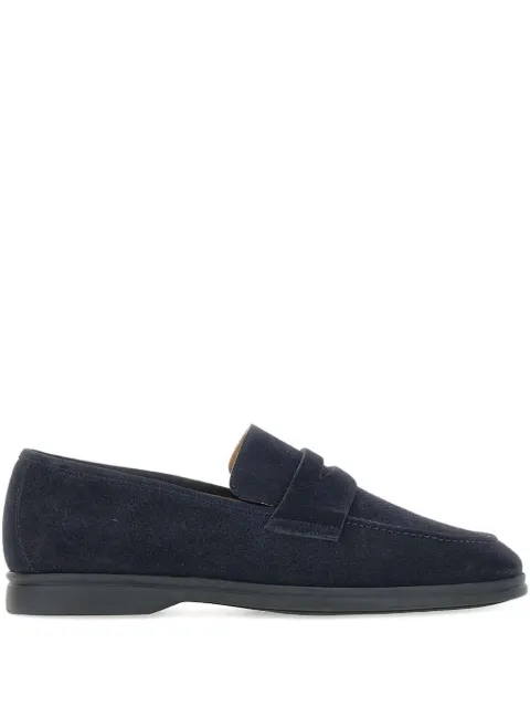Duca Degli Abruzzi Piero1 suede loafers Blue PIERO1NOTTE