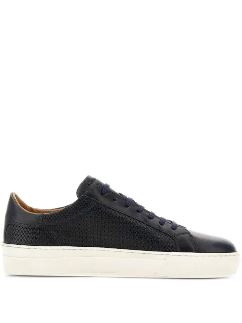 Duca Degli Abruzzi Panama leather sneakers Blue 22858BLU