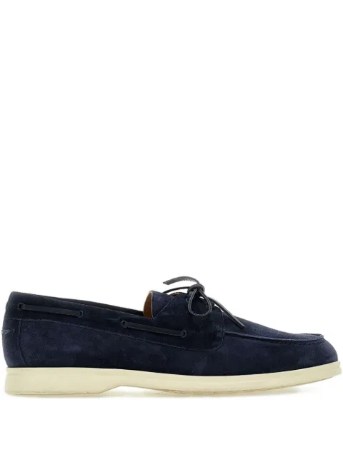 Duca Degli Abruzzi lace-up suede loafers Blue BISTABLU