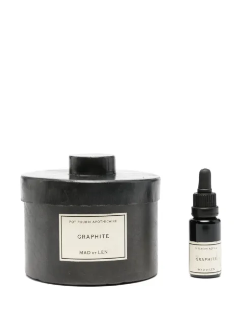 MAD et LEN Graphite totem pot pourri (12ml) Black GRAPHITE
