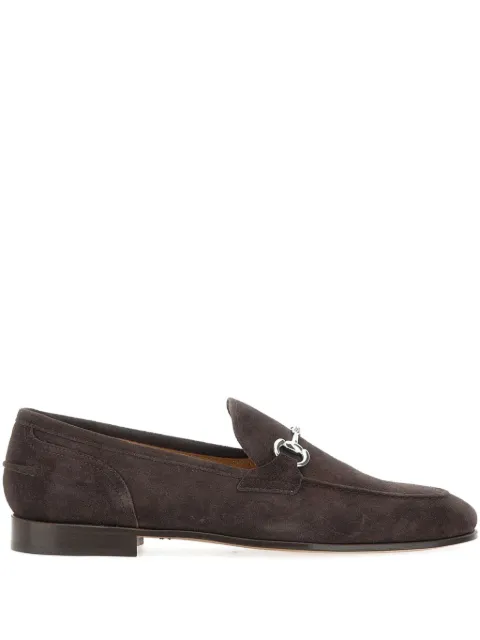 Duca Degli Abruzzi almond-toe suede loafers Brown VASCOKALEIDOMORO
