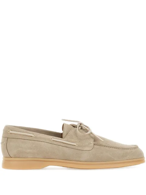 Duca Degli Abruzzi Bista Kaleido suede Loafers Neutrals BISTABEIGE