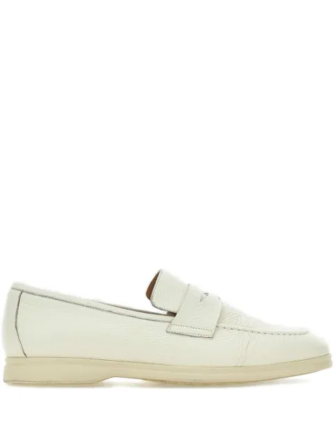 Duca Degli Abruzzi leather loafers White PIERO4MILK